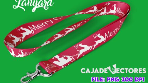 Cinta Sublimacion Christmas Lanyard M88