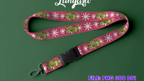 Cinta Sublimacion Christmas Lanyard M89