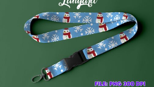 Cinta Sublimacion Christmas Lanyard M81