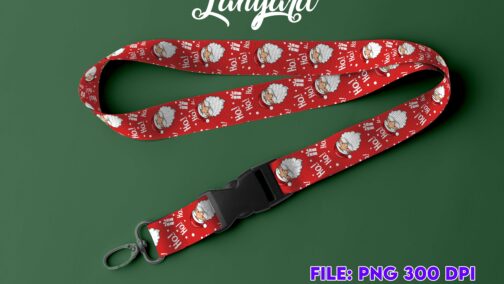 Cinta Sublimacion Christmas Lanyard M84